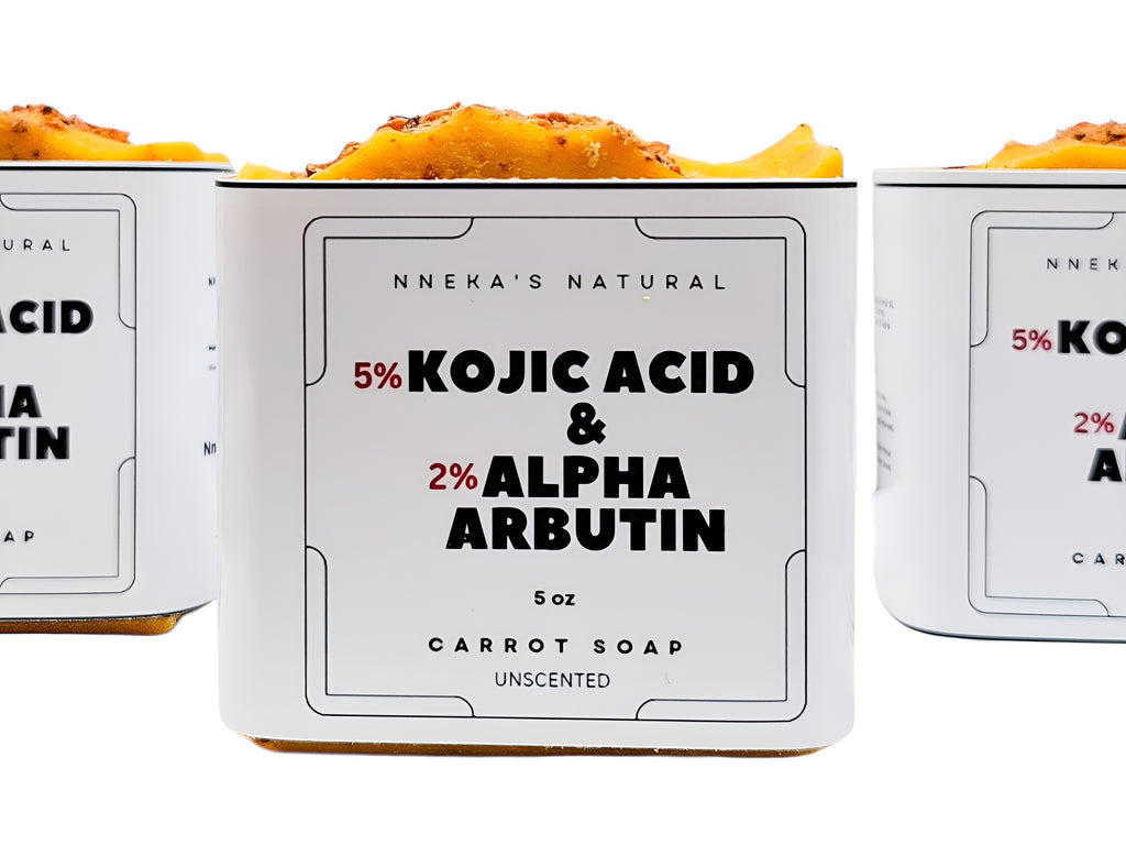 Kojic acid and Alpha arbutin Carrot Soap