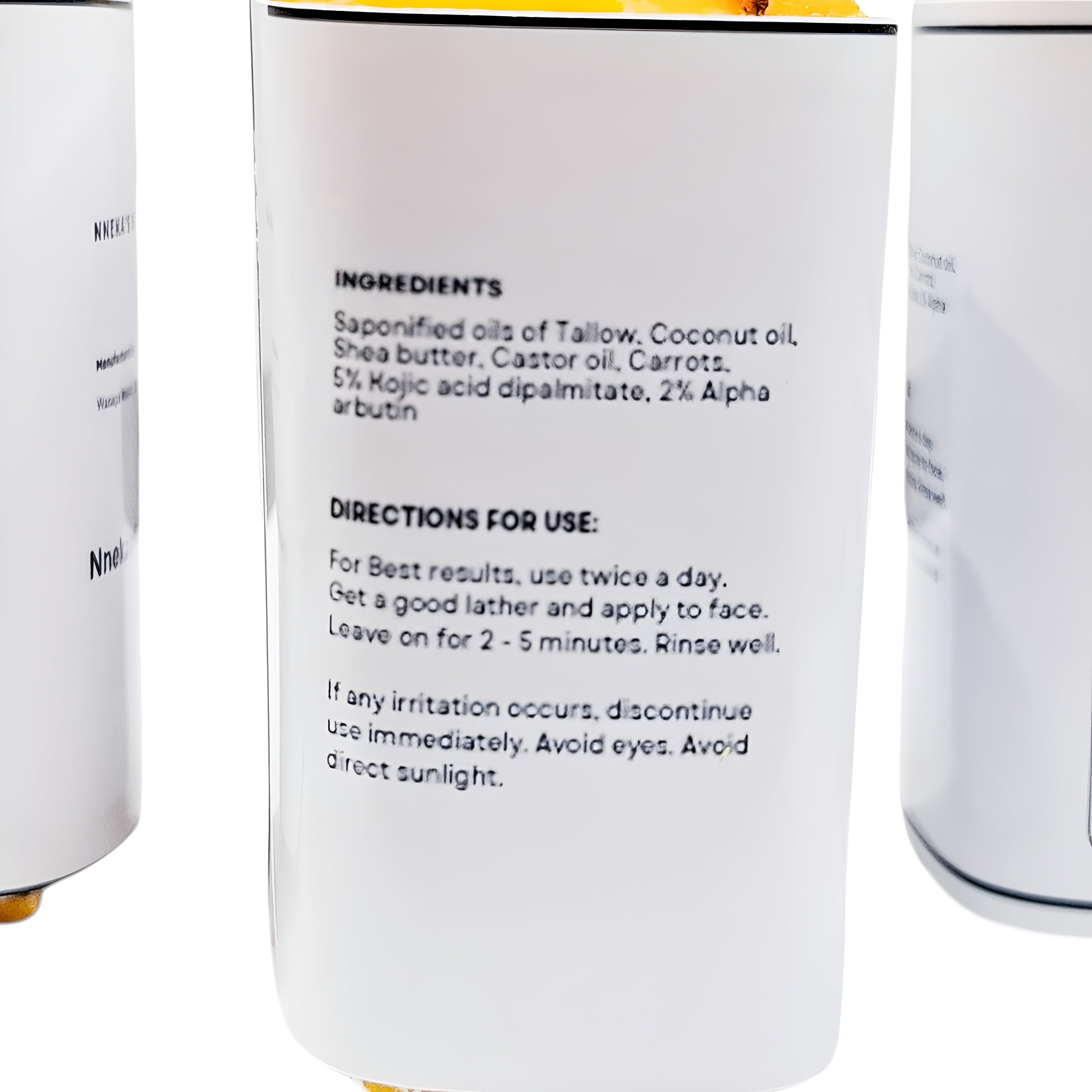 Kojic acid and Alpha arbutin Carrot Soap